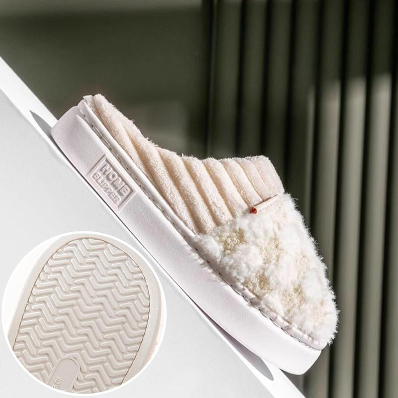 Women'S Fuzzy Memory Foam Slippers 