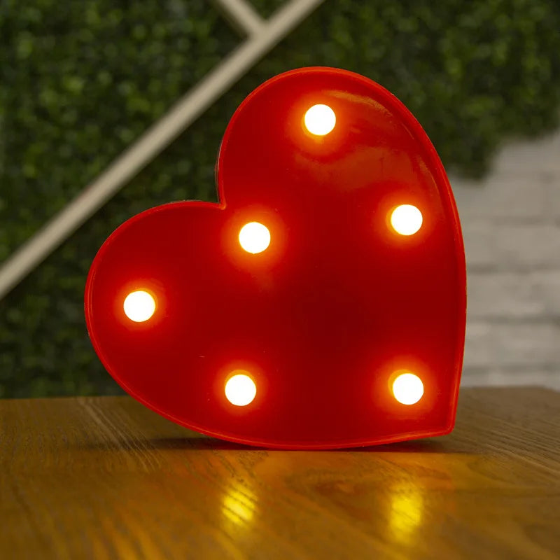 Christmas Decoration LED Light. Heart form
