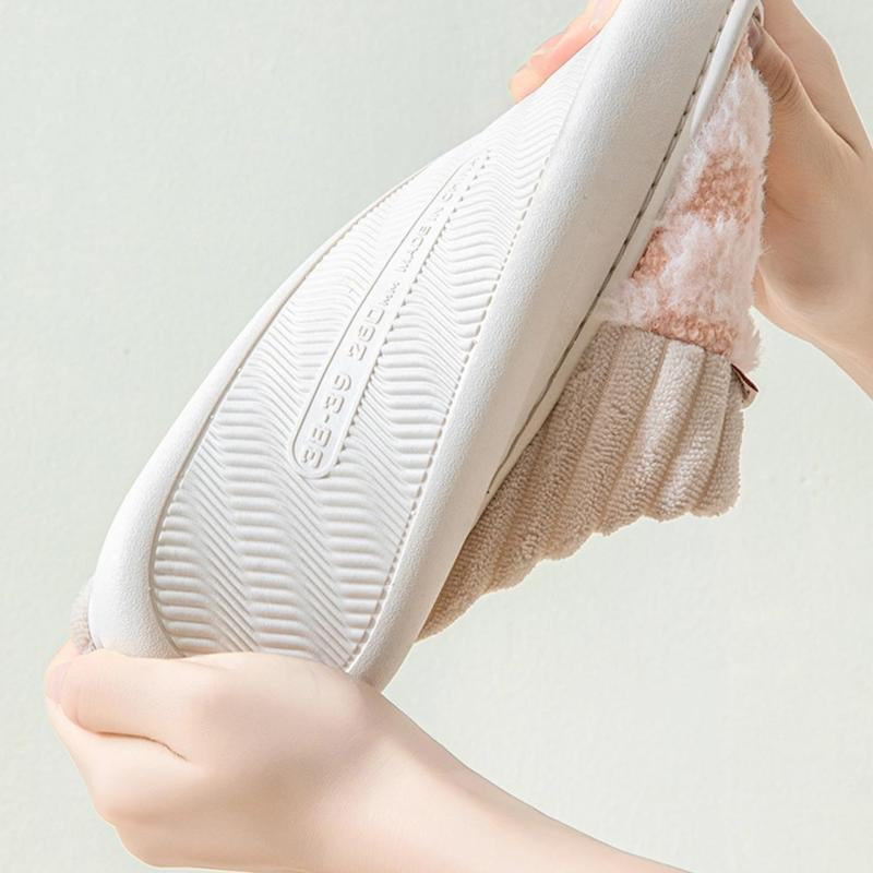 Women'S Fuzzy Memory Foam Slippers 