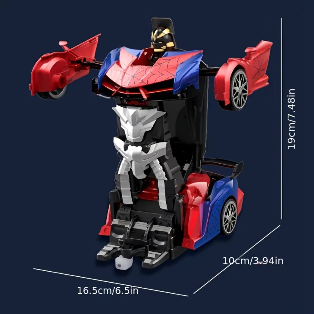Transforming Car Robot Toy, LED Lights