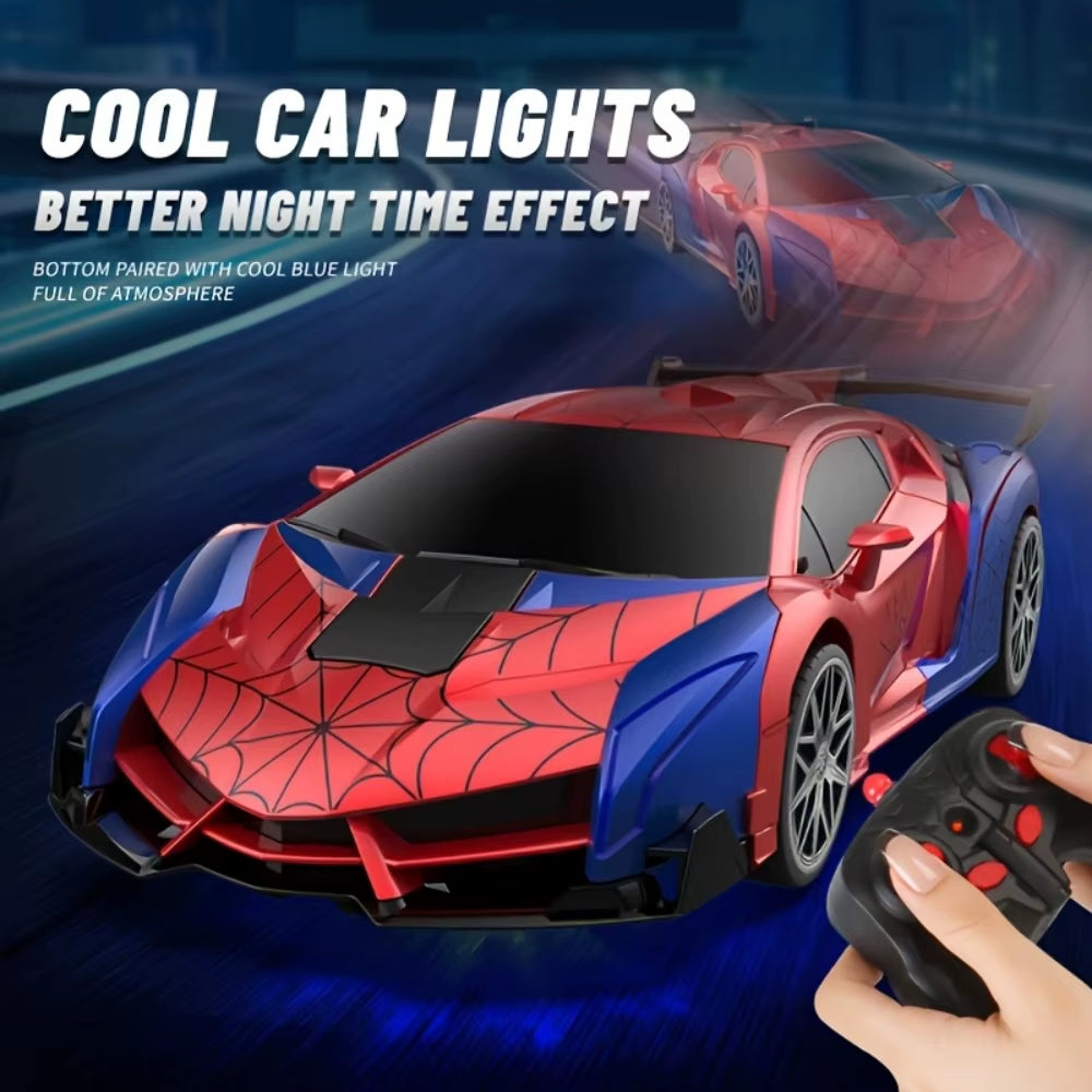 Transforming Car Robot Toy, LED Lights