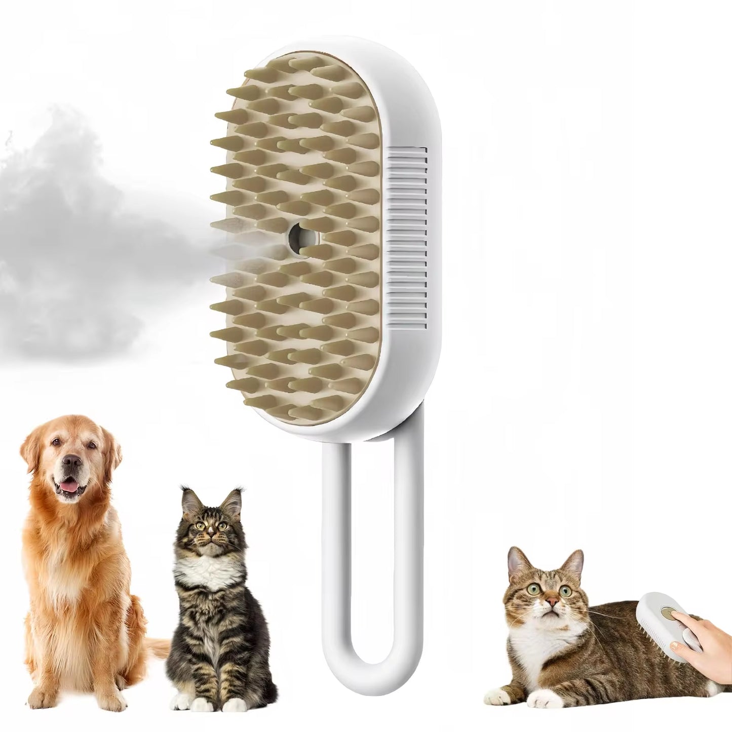 3 in 1 Pet Brush Cat Steam Brush Comb Dog 