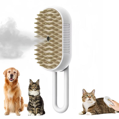 3 in 1 Pet Brush Cat Steam Brush Comb Dog 