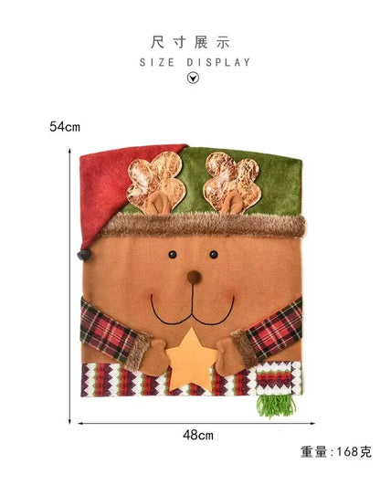 Christmas Chair Decoration. Chair Cover