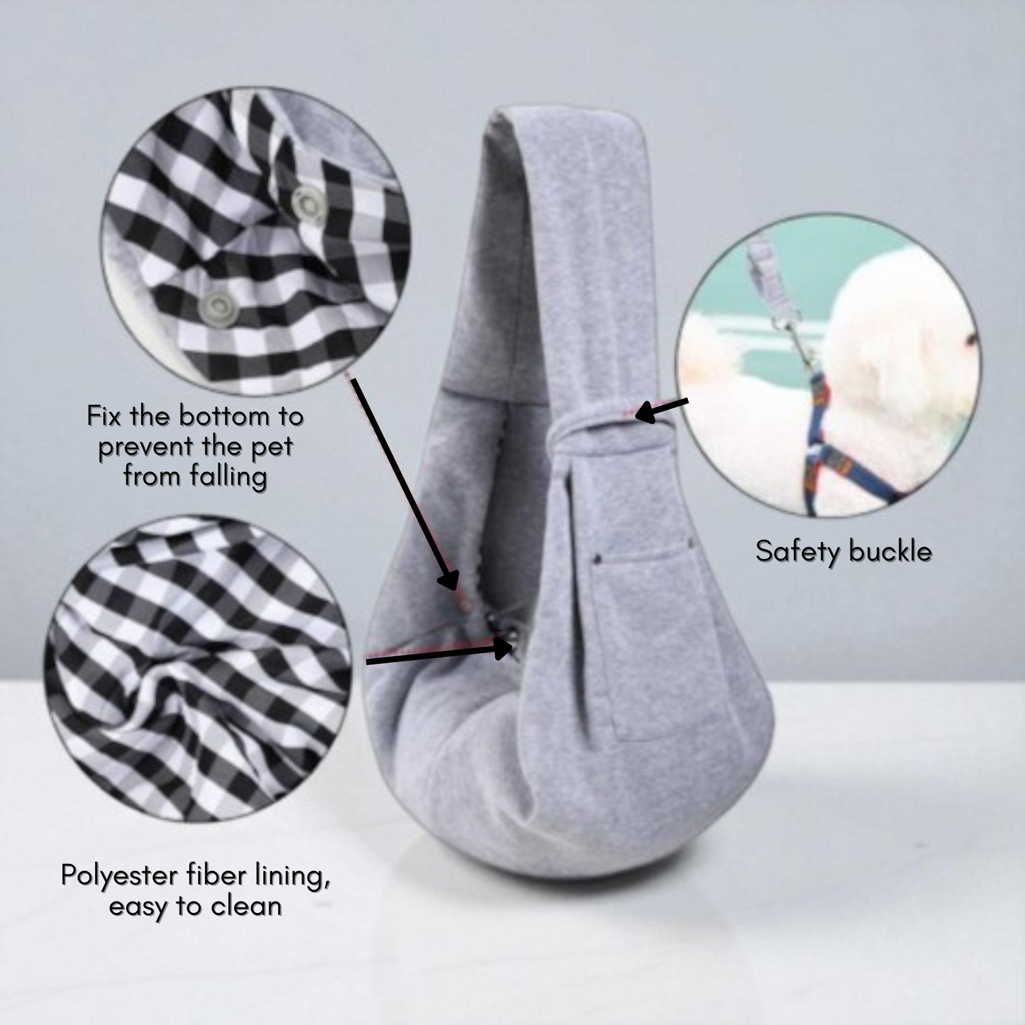 CozyPaws Pet Sling Carrier