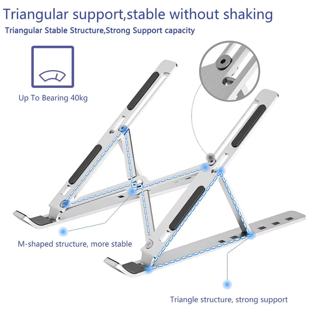 Foldable Laptop Stand (Adjustable)